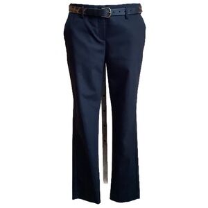 THEORY Bedina Pavia Black Tailored Ankle Trousers Size 8